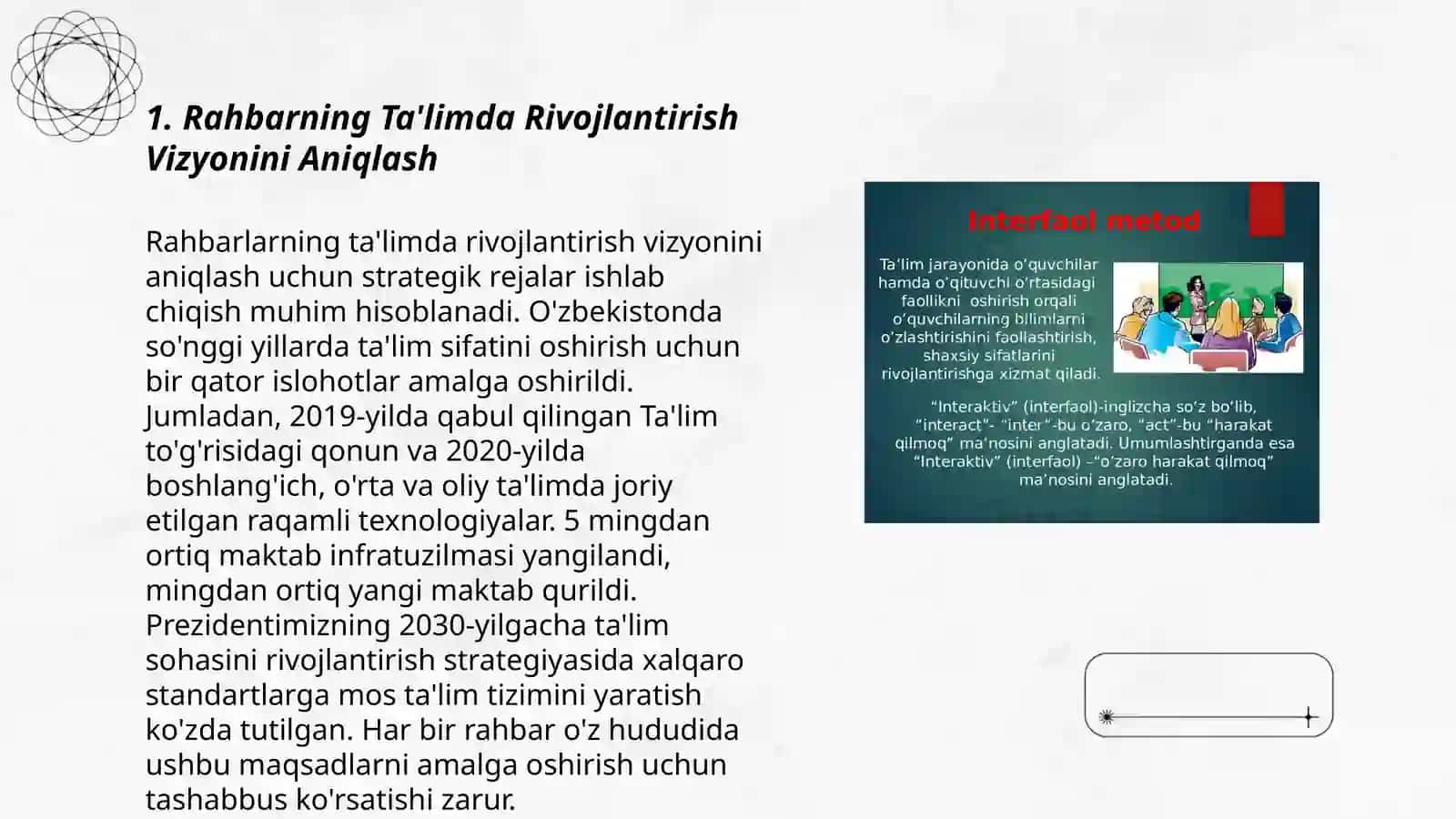 Ta'lim mutaxassislari kasbiy faolligini oshirishda rahbarning vazifalari 3