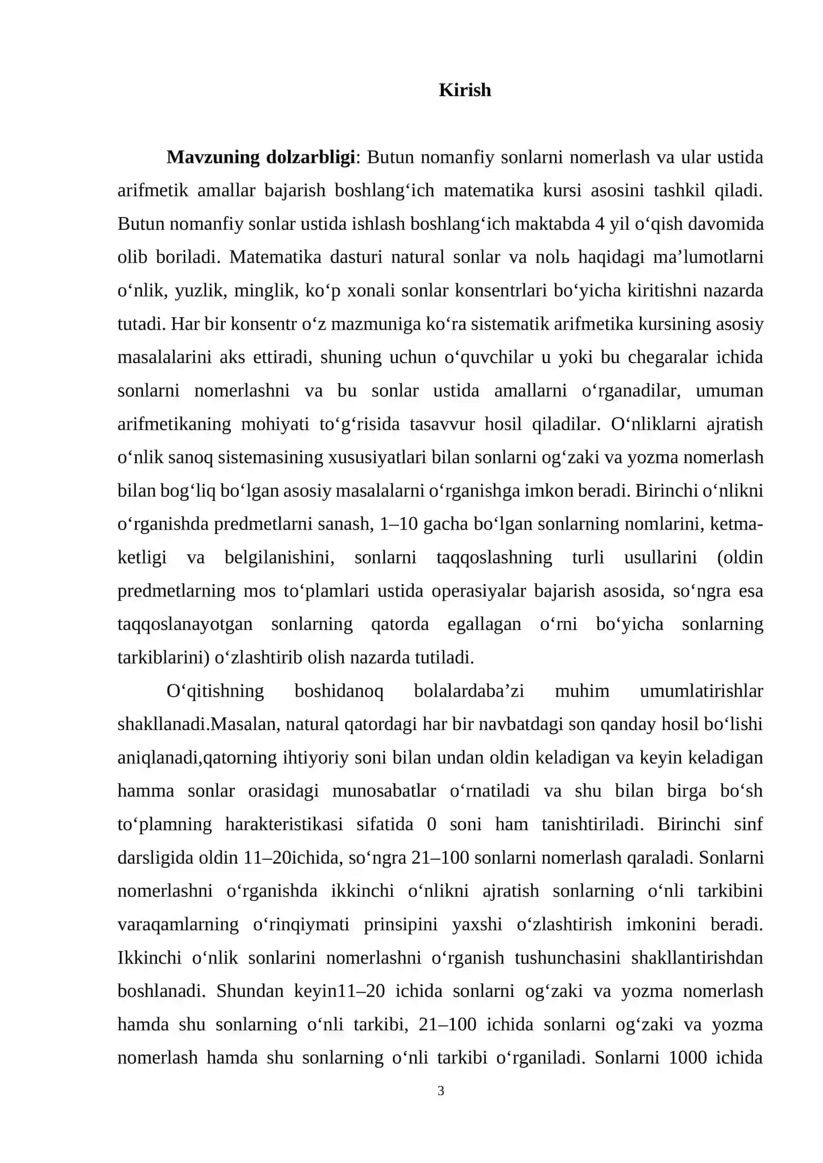 Sanoq sistemasi 3