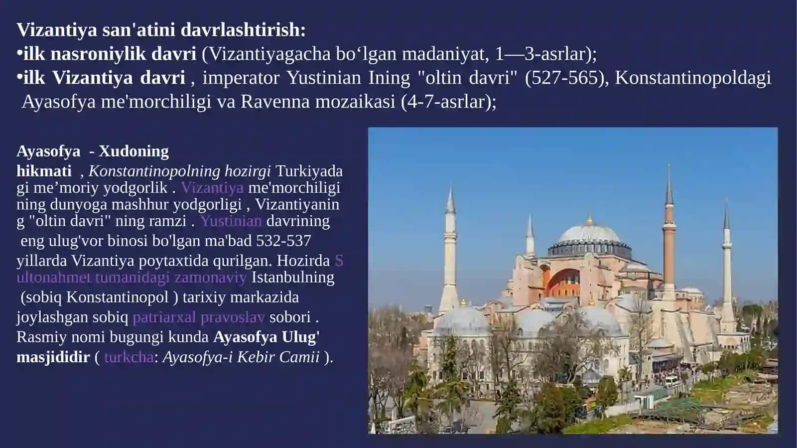 V-VII asrlar Vizantiya san‘ati 3