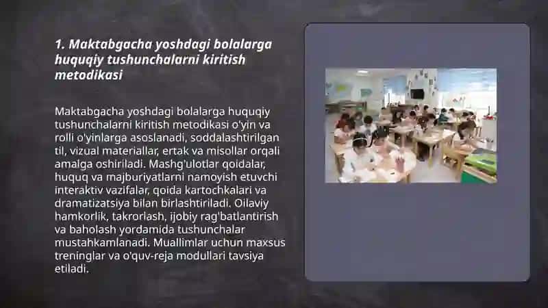 Maktabgacha yoshdagi bolalarning huquqiy ta'limi 3