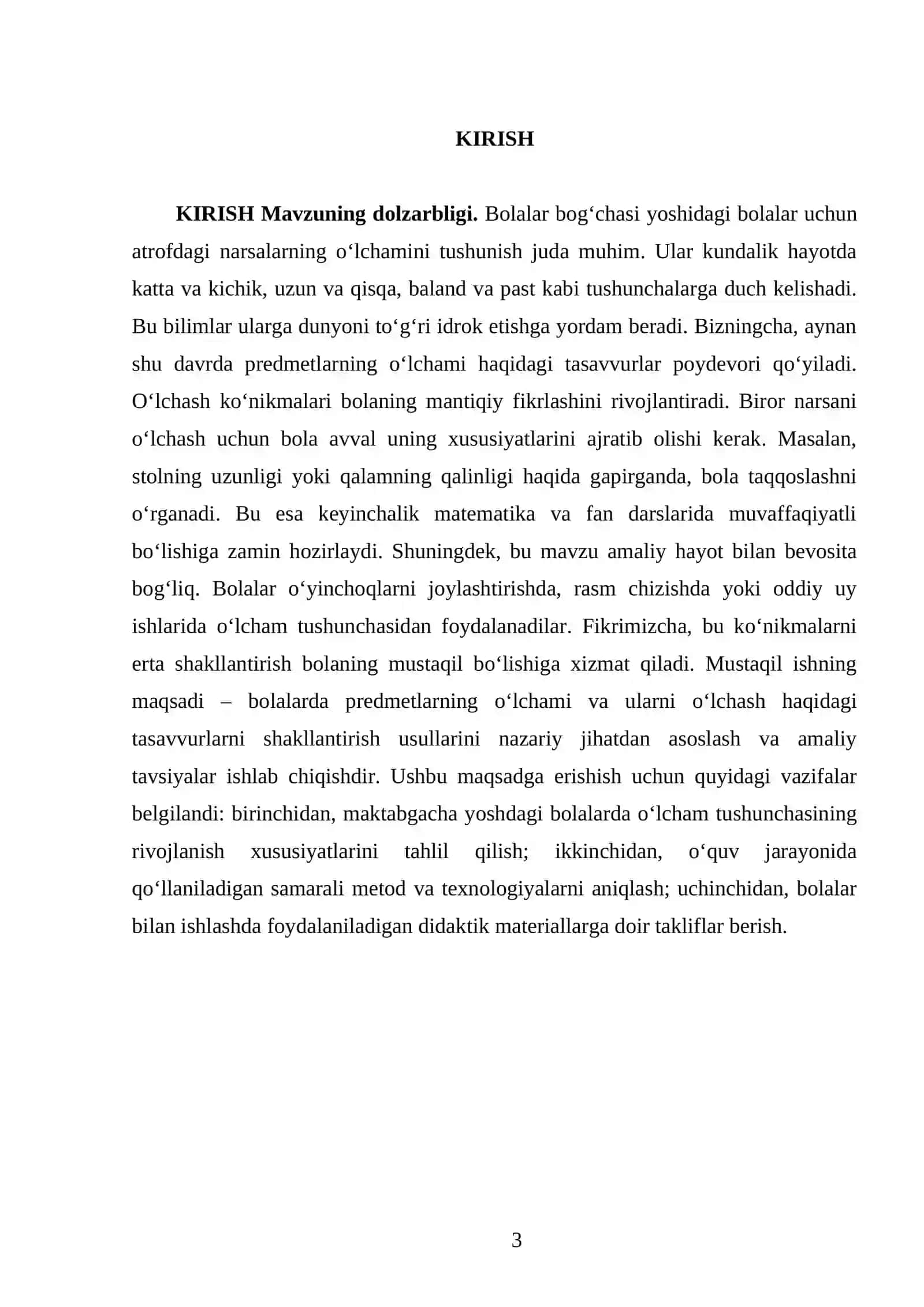 Bolalarda predmetlarning o‘lchami va ularni o‘lchash haqidagi tasavvurlarni shakllantirish 3