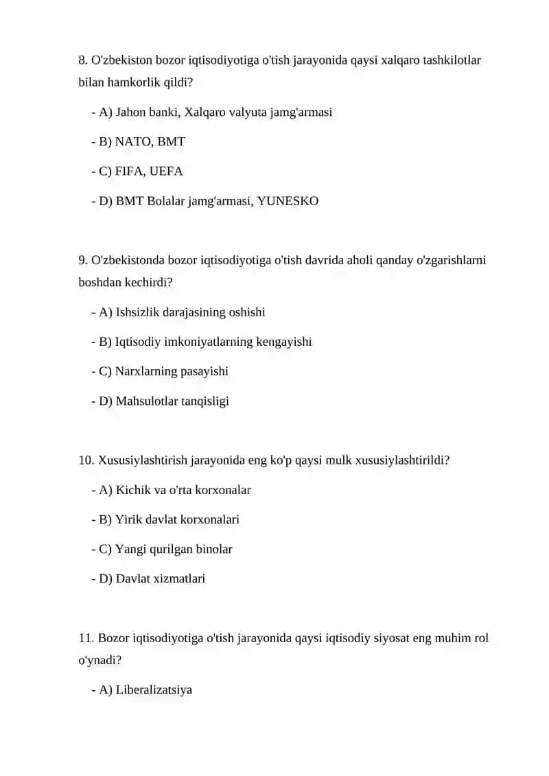 Bozor iqtisodiyoti 3