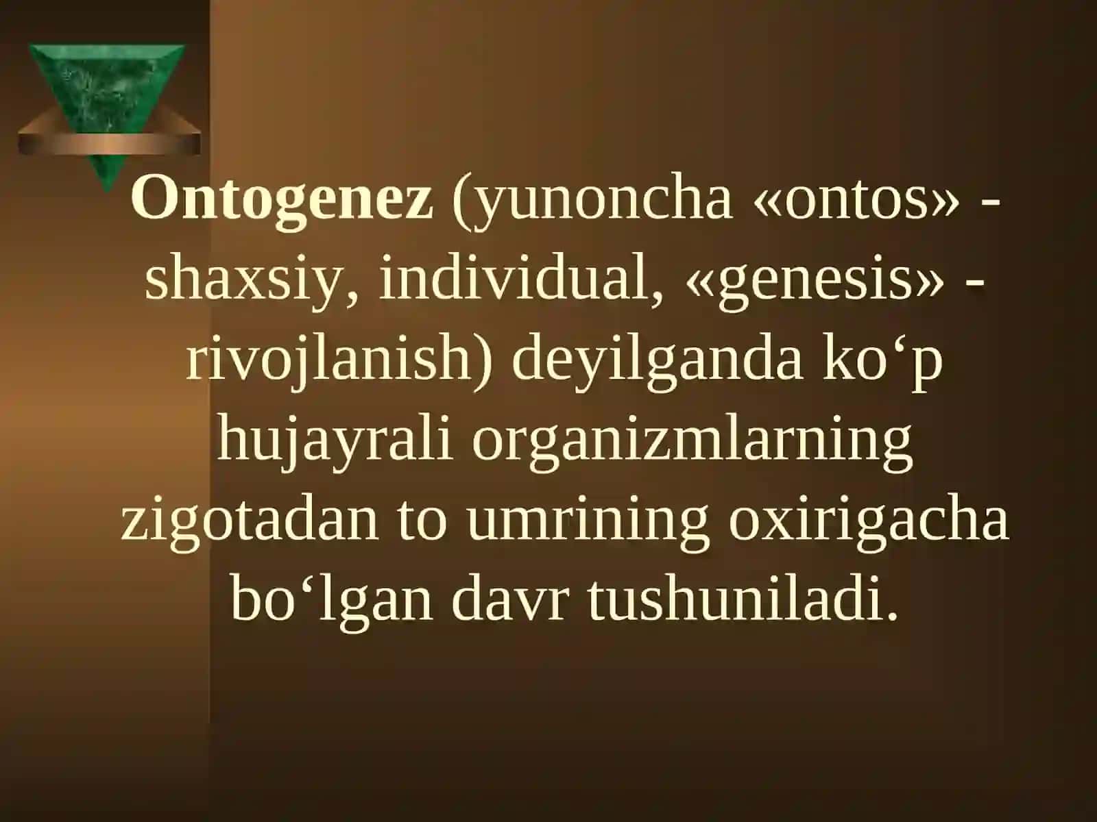 Organik olam filogenezining umumiy tasnifi 3