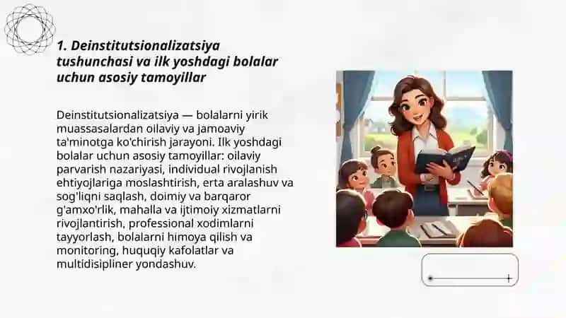 Ilk yoshdagi bolalar uchun muassasalarning deinstitulizasyalash masalalari 3