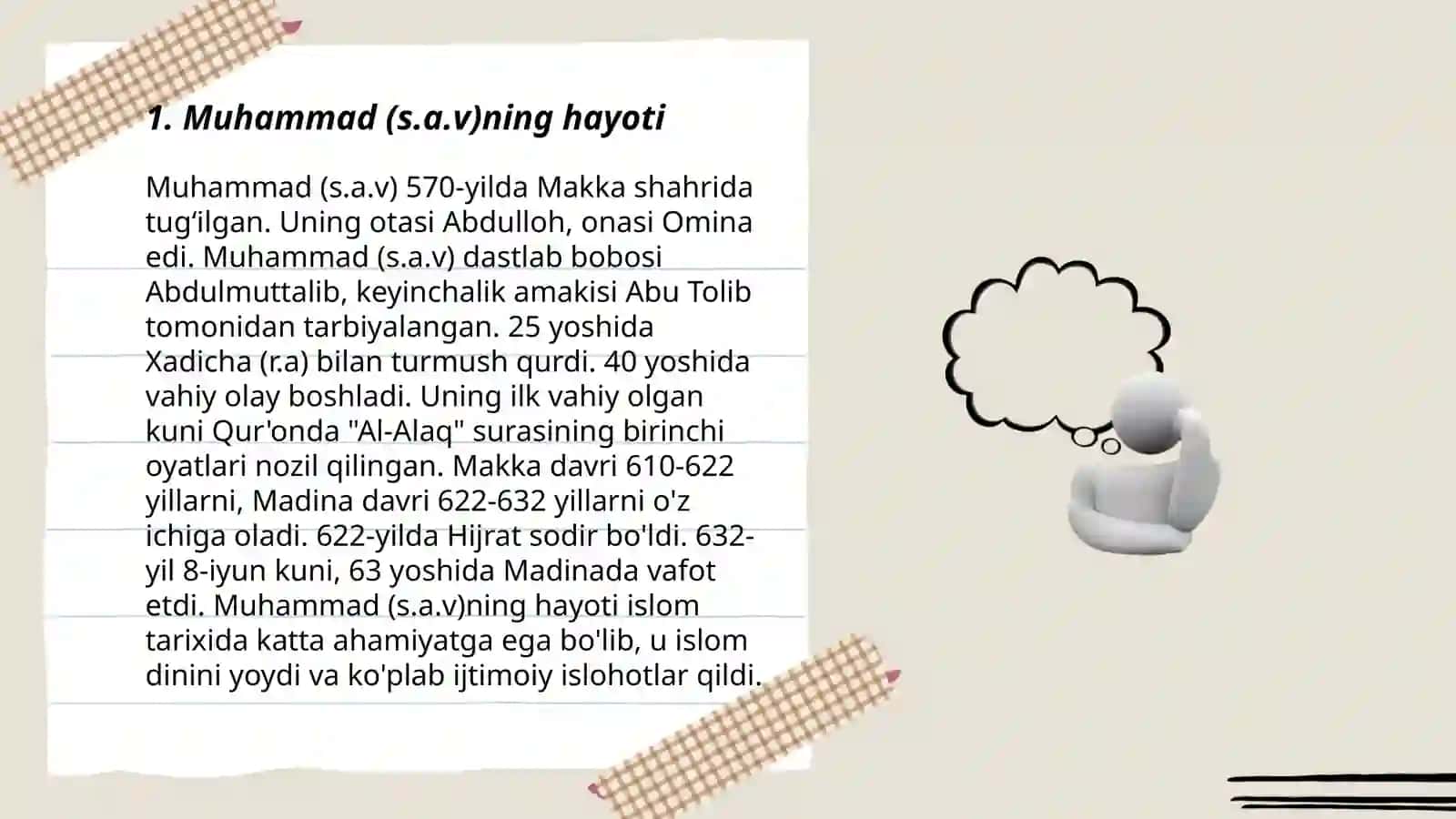 Islom dinining vujudga kelishi 3