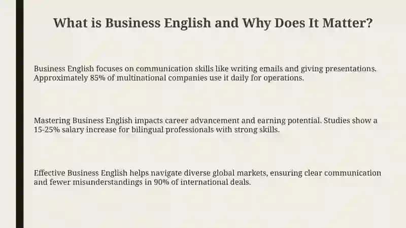 Introduction to Business English Vocabulary 3