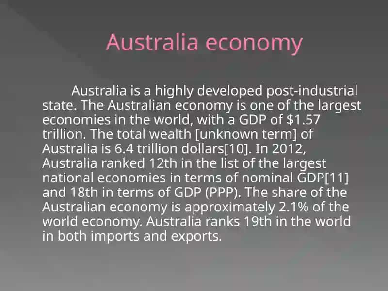 Australia Economy 3