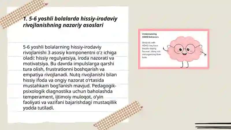 5-6 yoshli bolalarning hissiy-irodaviy rivojlanishini tekshirish 3