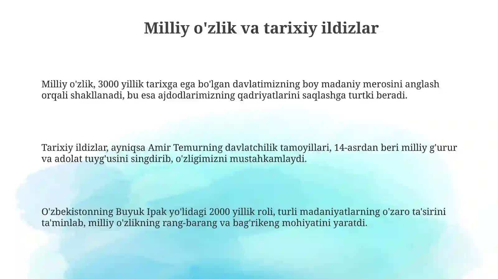 Milliy odatlar va qadriyatlar-eliftixori 3