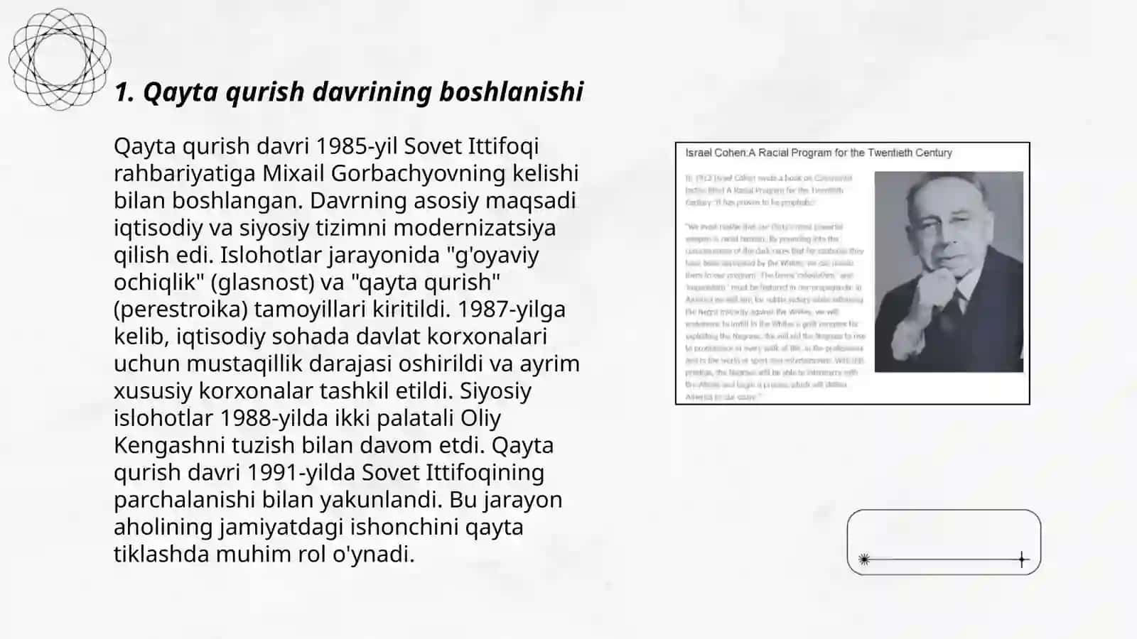 Qayta qurish yillarida O’zbekistondagi ijtimoiy siyosiy vaziyat 3