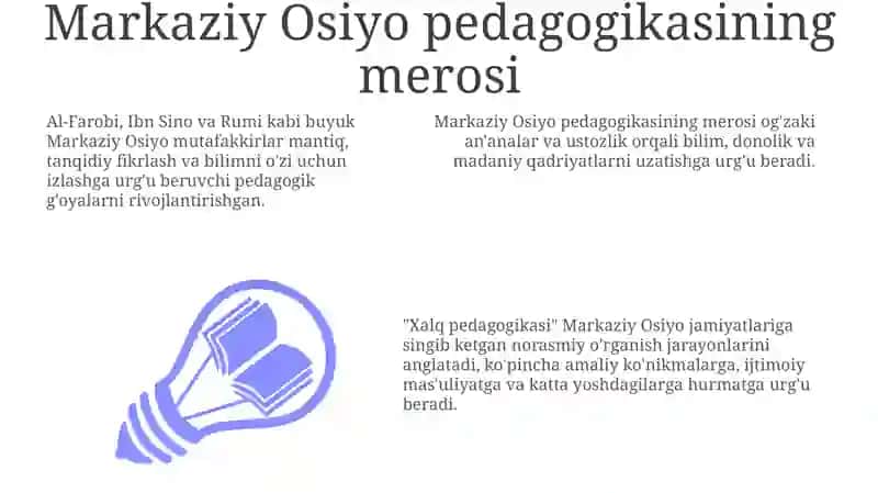 Markaziy Osiyo Xalq Pedagogikasining Merosi va Zamonaviy Ahamiyati 3