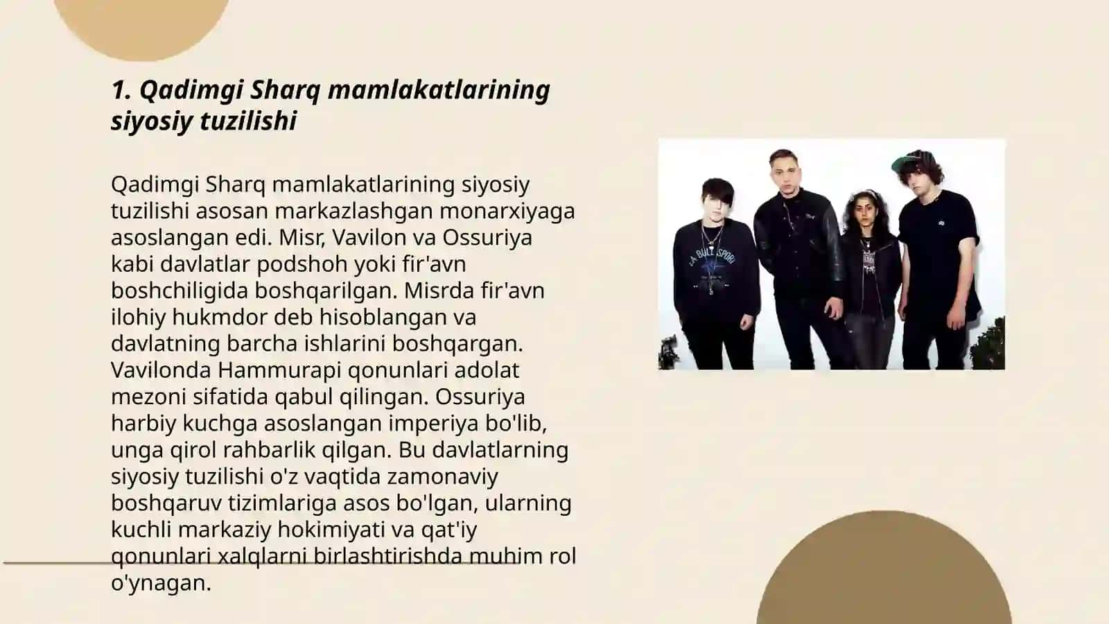 Qadimgi Sharq mamlakatlarida davlat va huquqning vujudga kelishi 3