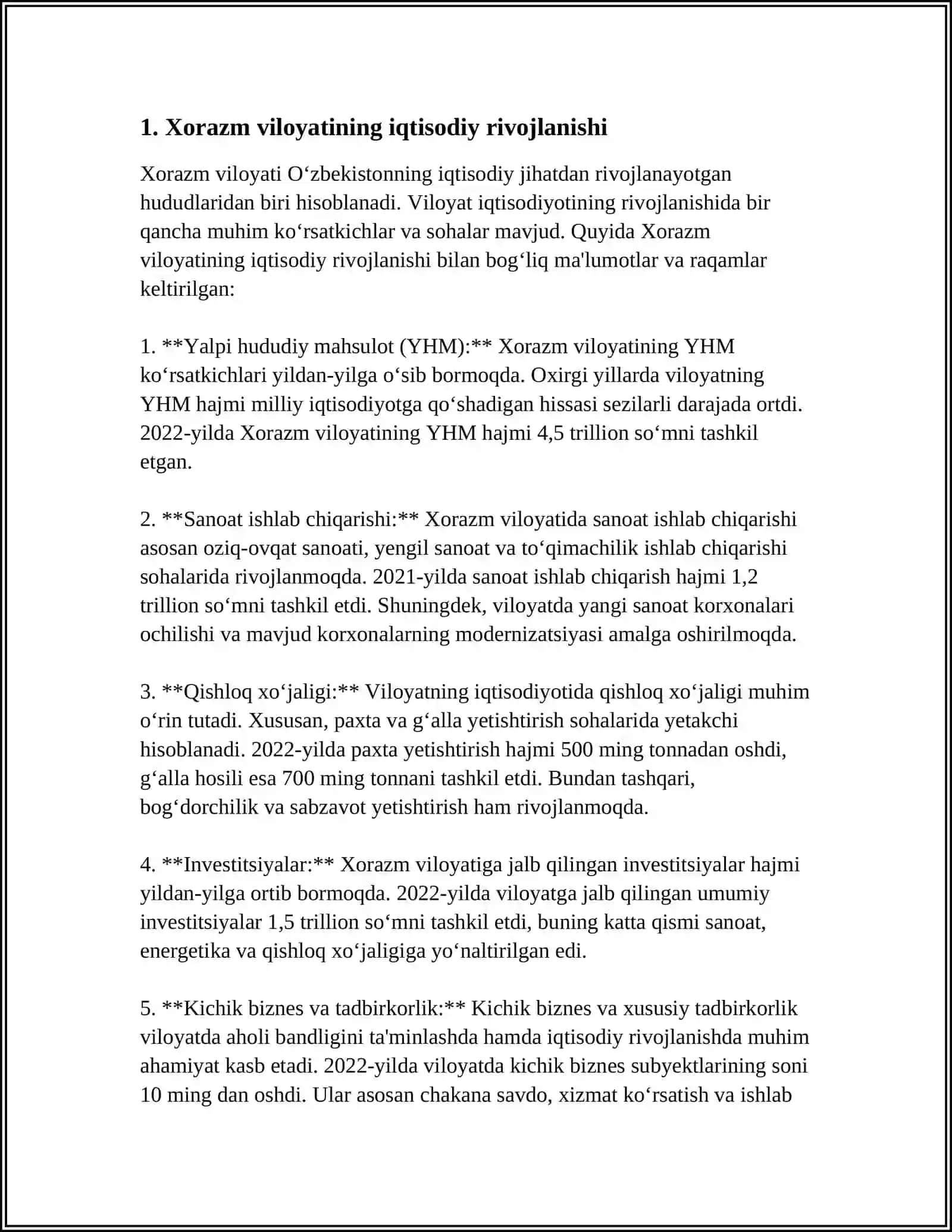 XORAZM VILOYATI KORXONALARI 3