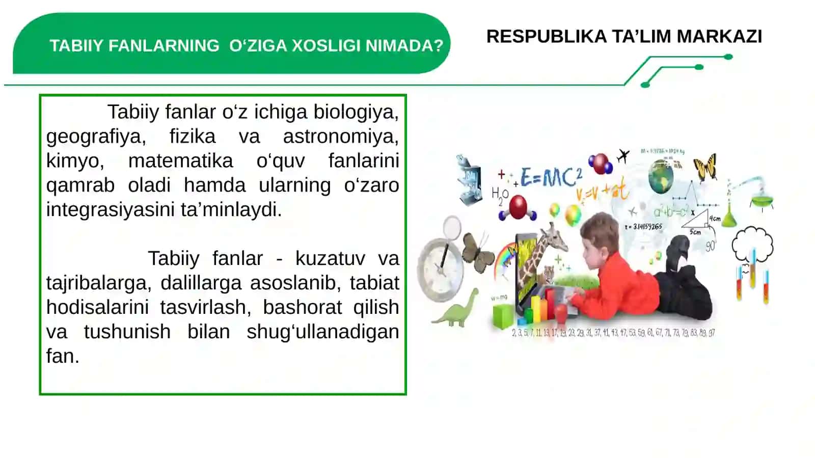 HAYOTIY KO‘NIKMALARNI RIVOJLANTIRISHDA FANLARARIO INTEGRASIYA VA O‘ZARO HAMKORLIKDA ASOSLANGAN YONDASHUV 3