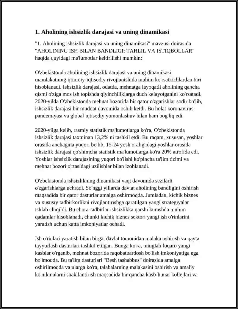 AHOLINING ISH BILAN BANDLIGI: TAHLIL VA ISTIQBOLLAR 3