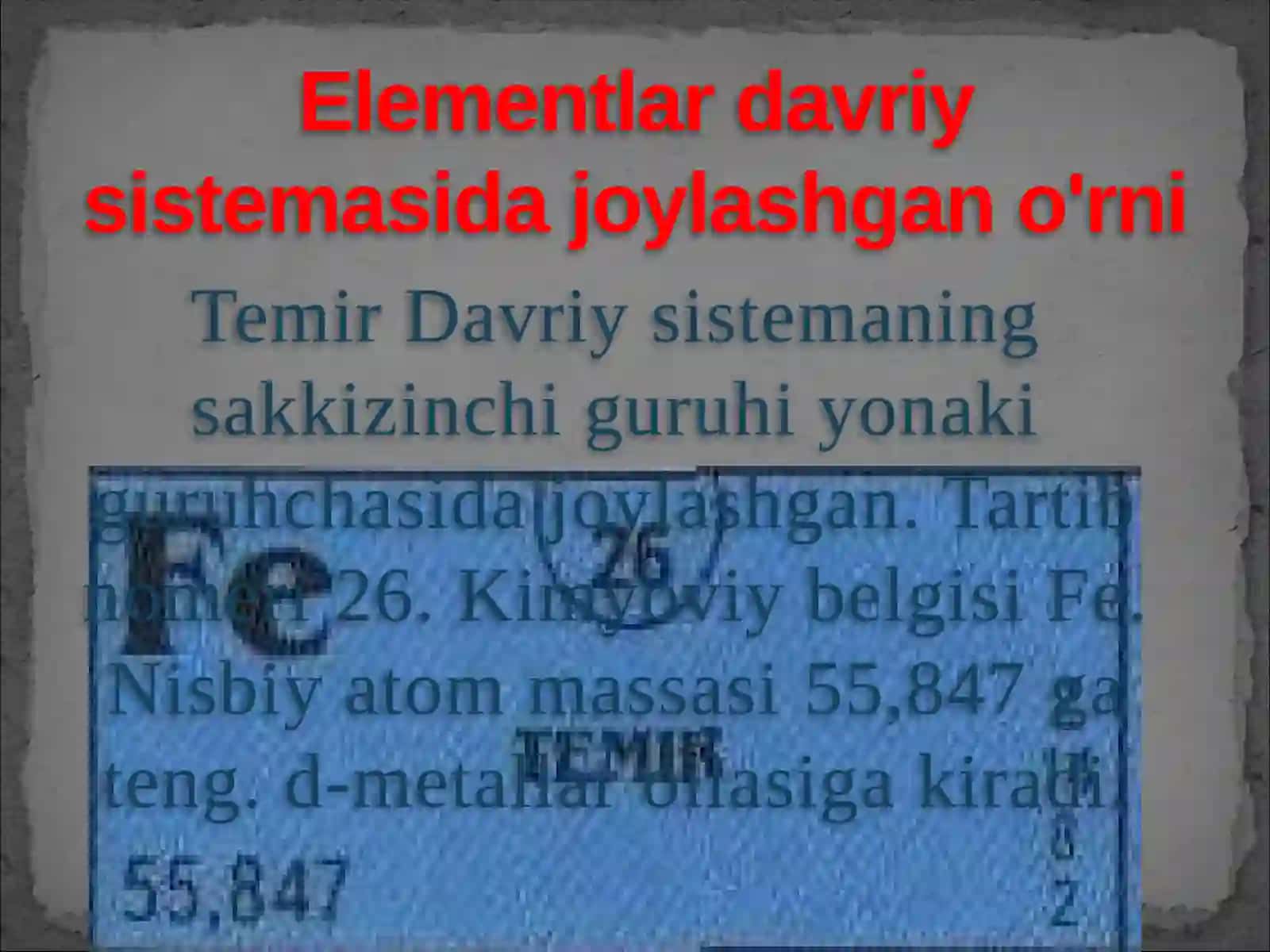 Qodirova Nigoraning“Temir”mavzusidadars taqdimoti 3