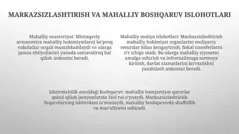 Mustaqillik Yillarida Davlat Boshqaruvi Tizimda Amalga Oshirilgan Islohotlar 3