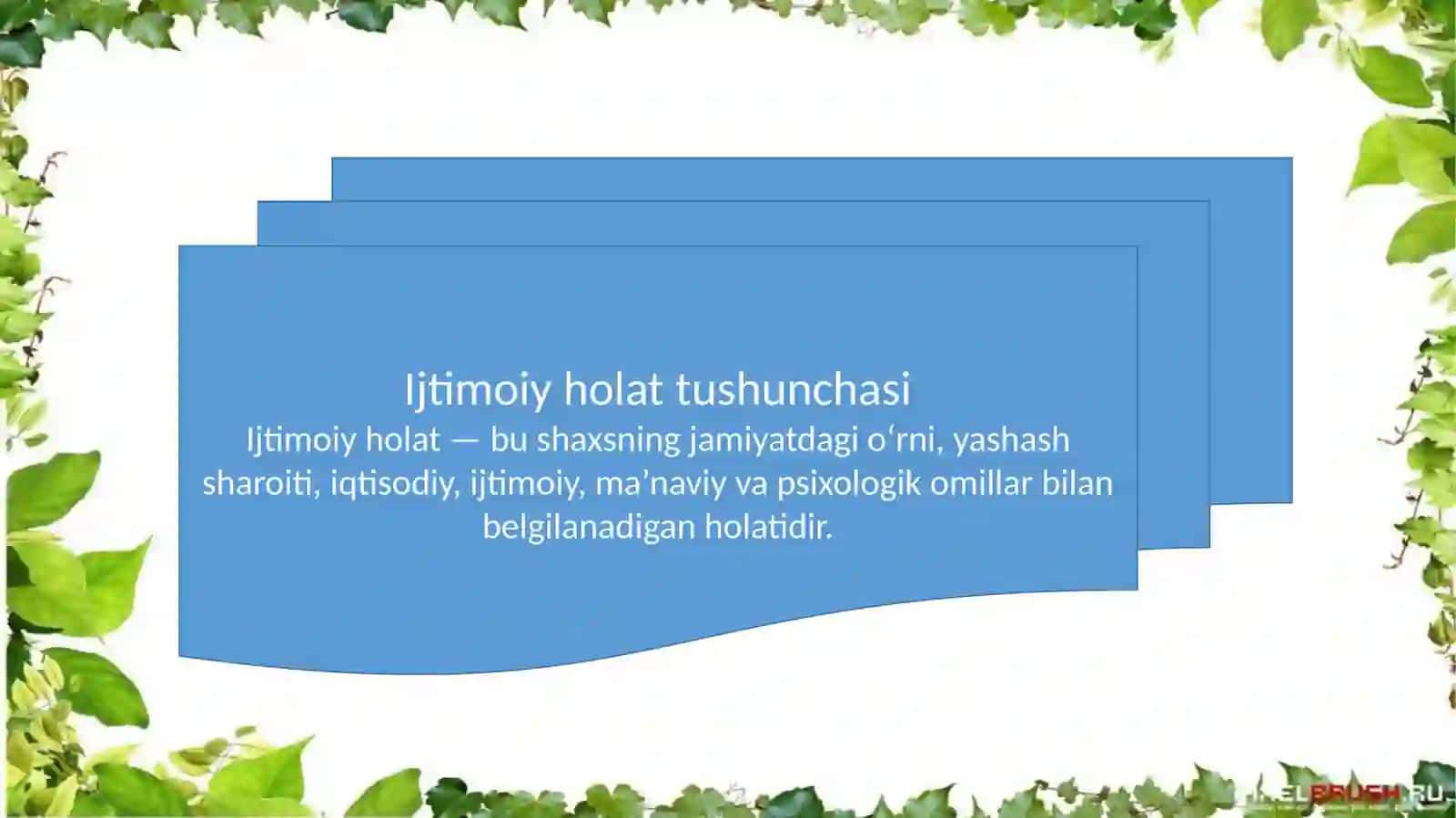 Mijozning ijtimoiy holatini oʻrganish texnologiyalari 3