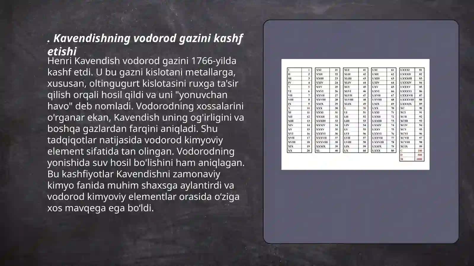 Kavendishning vodorod gazini kashf etishi 3