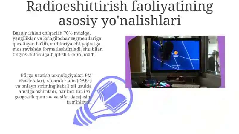 Radioboshlovchi faoliyatining asosiy jihatlari 3