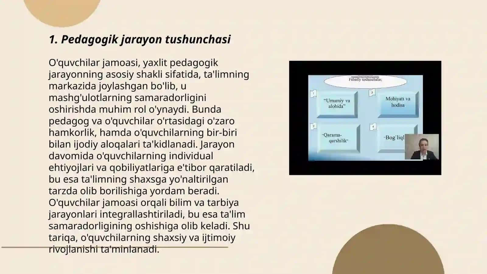 O'quvchilar jamoasi yaxlit pedagogik jarayonning asosiy shakli 3