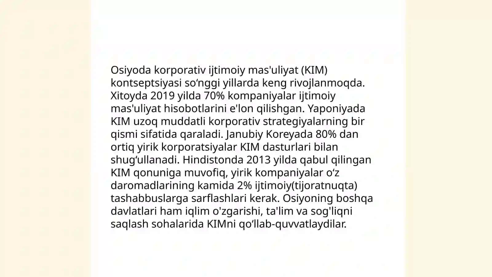 Korporativ ijtimoiy ma’suliyatning Osiyo va Lotin Amerikasi modellari 3