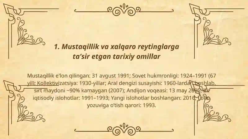 O’zbekistonning eng yangi tarixi 3