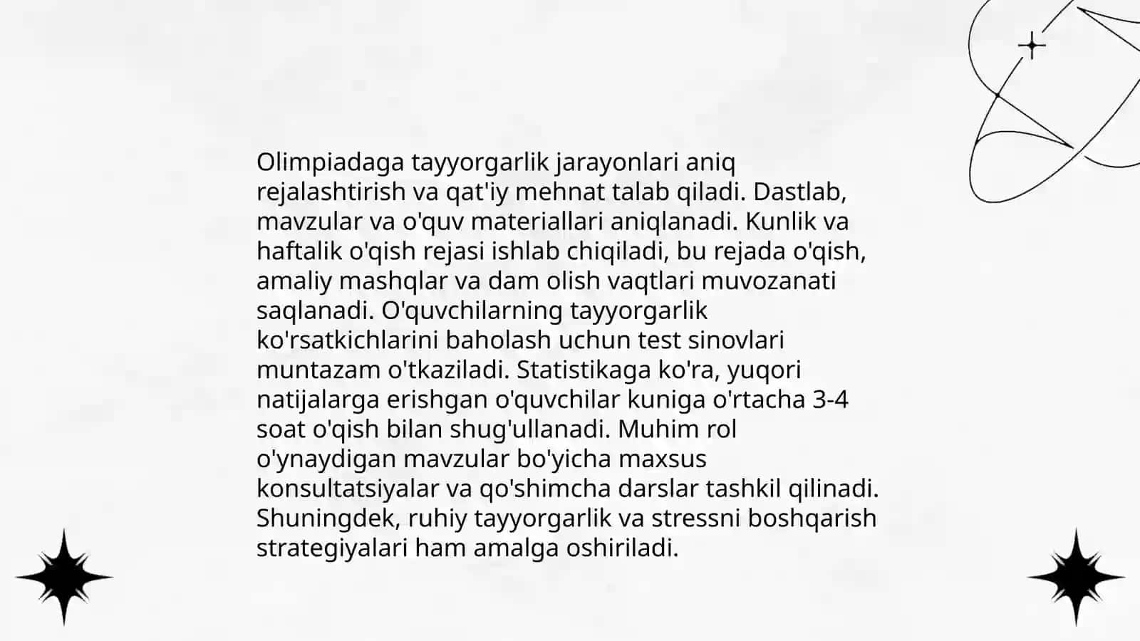 EGMA xalqaro baholash dasturi "Olimpiadalarda" 3