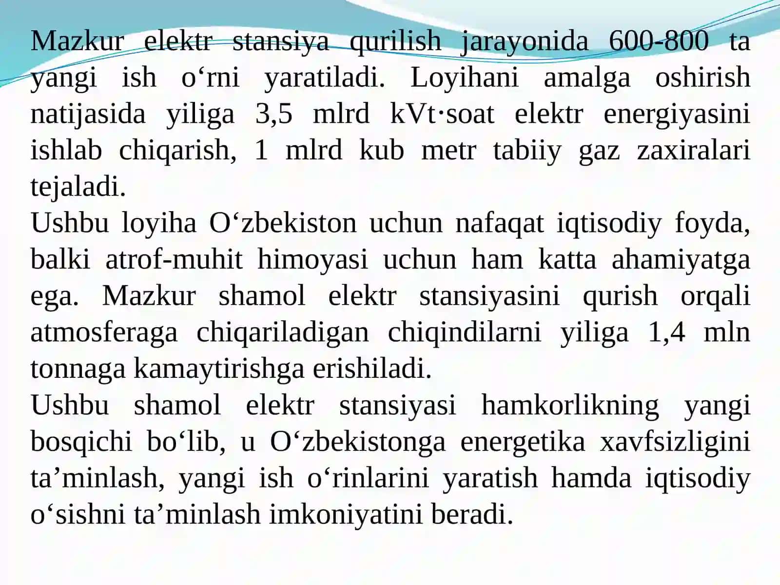 COP-29:BAAning“Masdar”kompaniyasiO‘zbekistonda1000megavattquvvatlishamolelektrstansiyasiniquradi 3