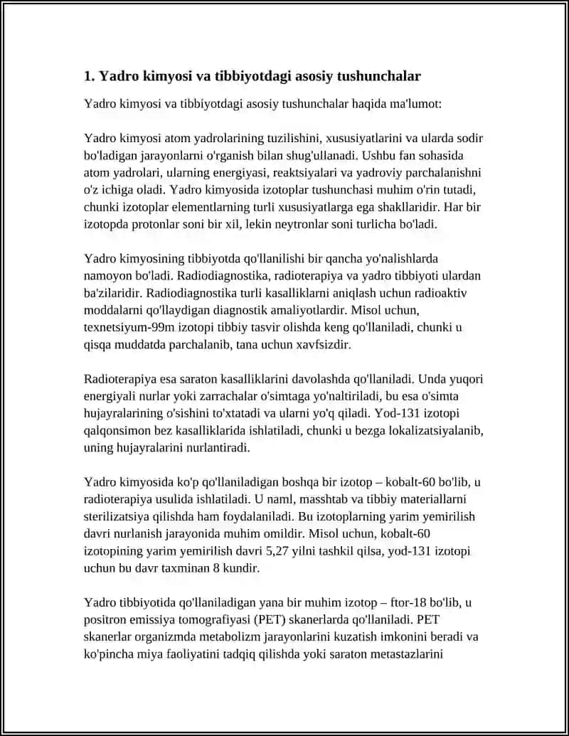 YADRO KIMYOSI VA UNING TIBBIYOTDAGI AHAMIYATI 3