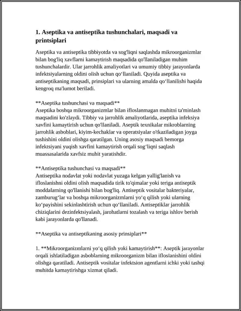 STOMOTOLOGIYADA ASEPTIKA VA ANTISEPTIKA QOIDALARI 3