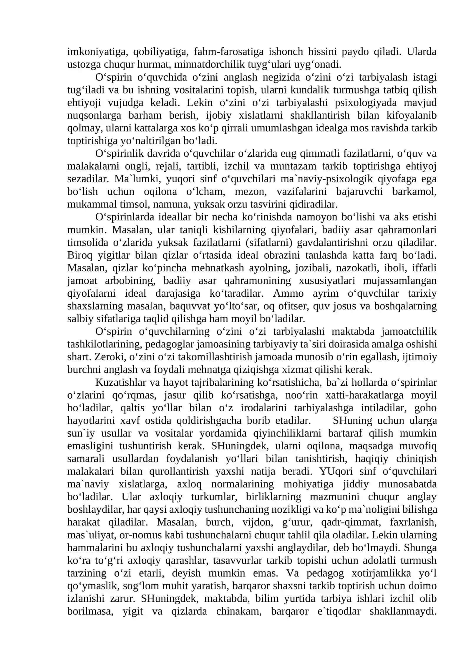 Ilk o‘spirinlik va yoshlik davrida psixik rivojlanish xususiyatlari 3