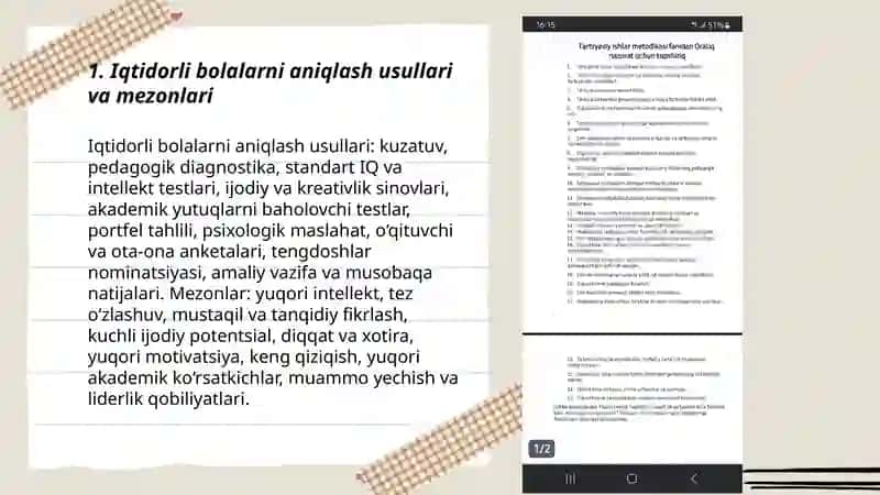 Iqtidorli bolalarni aniqlash va ularni tarbiyalash 3