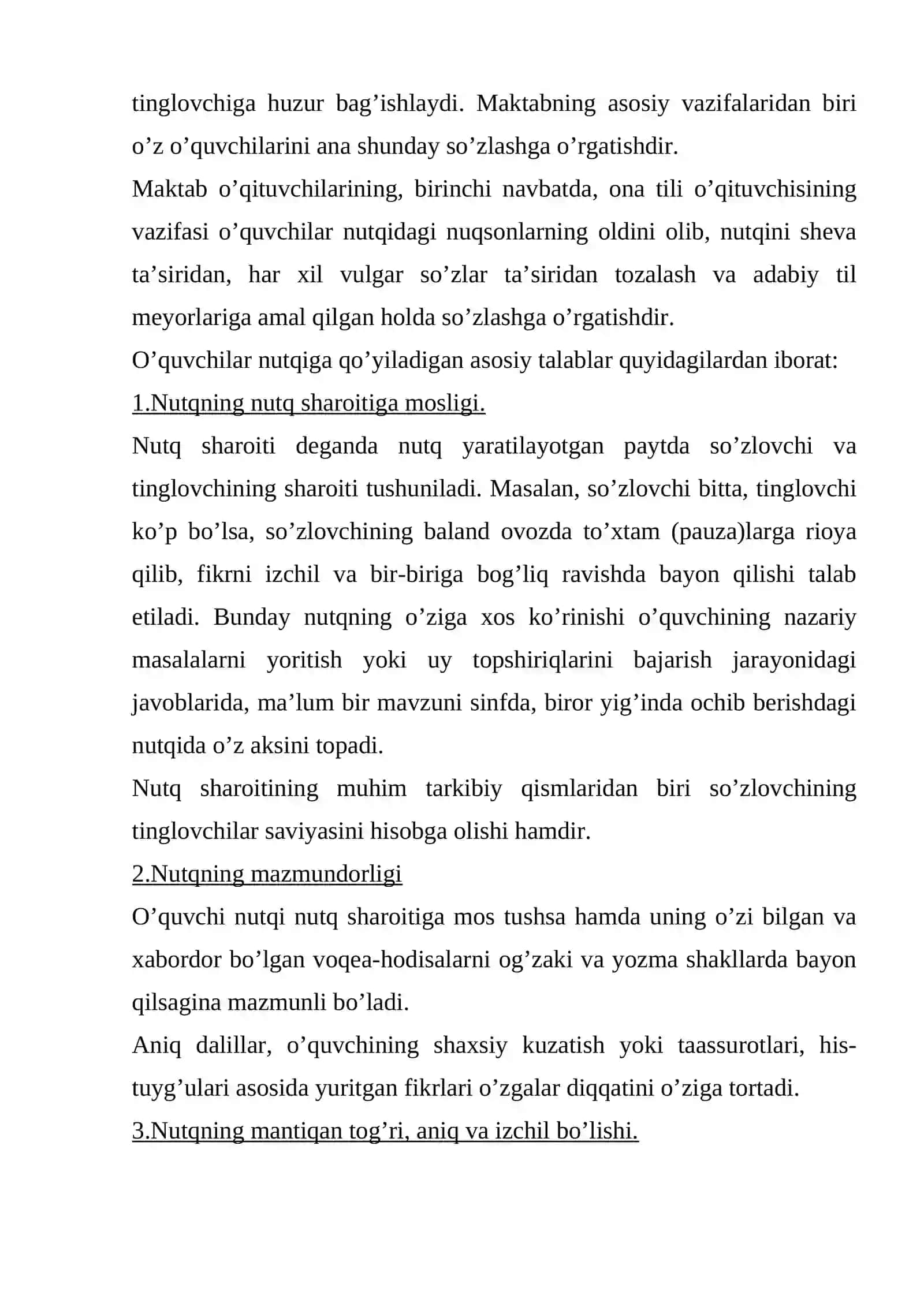 Nutq o’stirish metodikasi 3