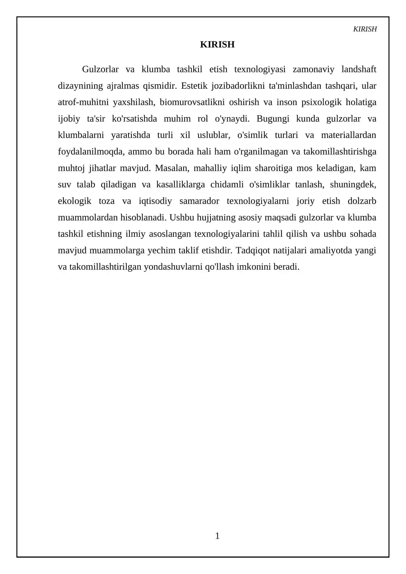 Gulzorlar va klumba tashkil etish texnologiyasi 3