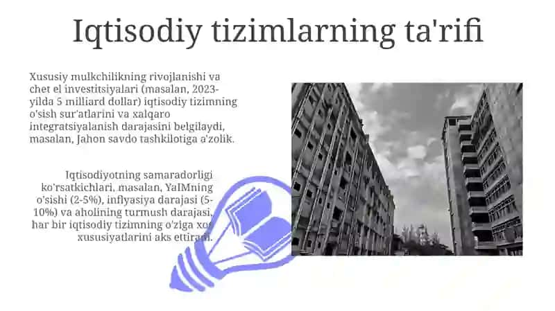 Iqtisodiy tizimlar va mulkchilik munosabatlari 3
