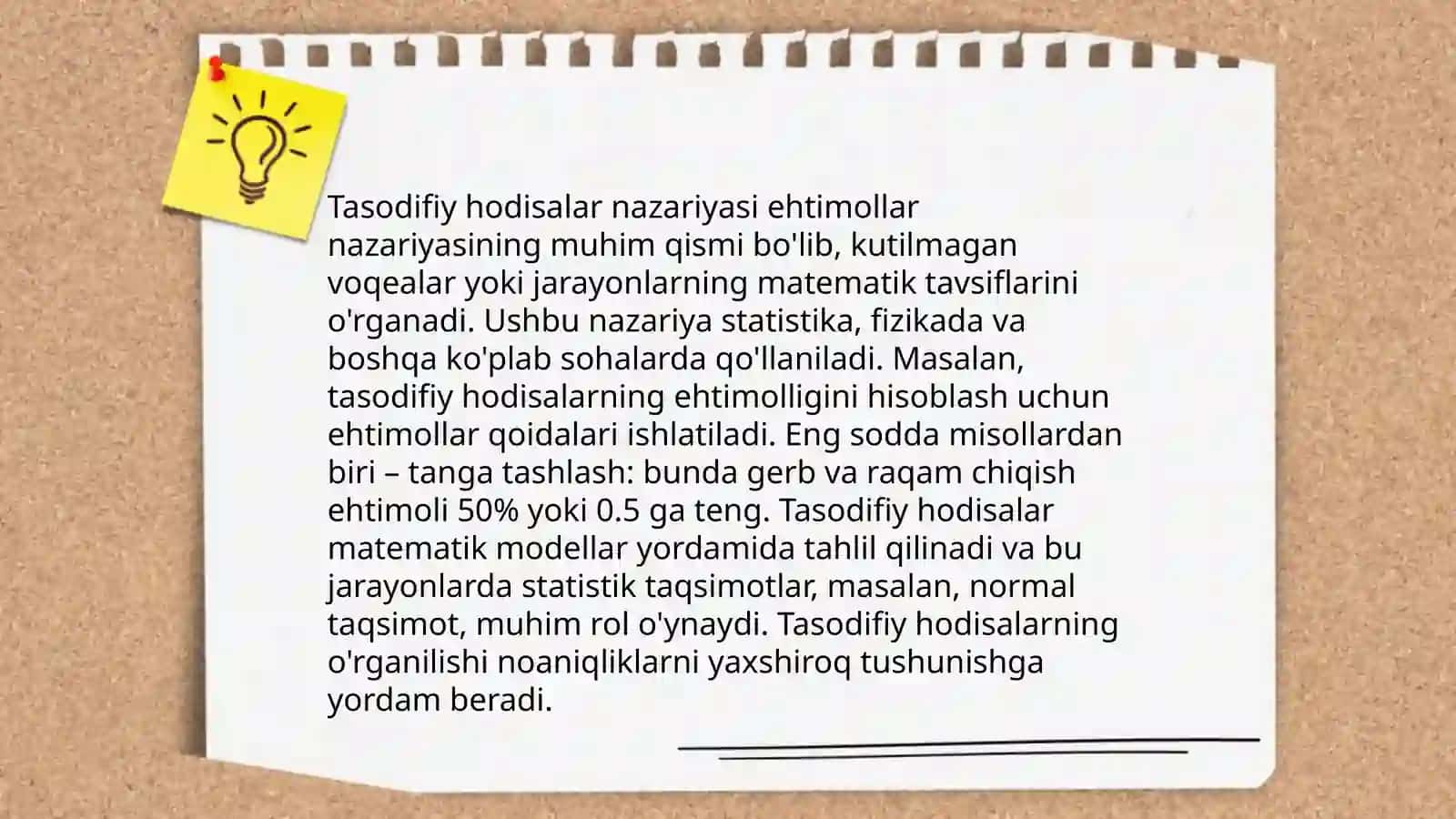 O`zbekistonda ehtimollar nazariyasi va matematik statistika fani 3