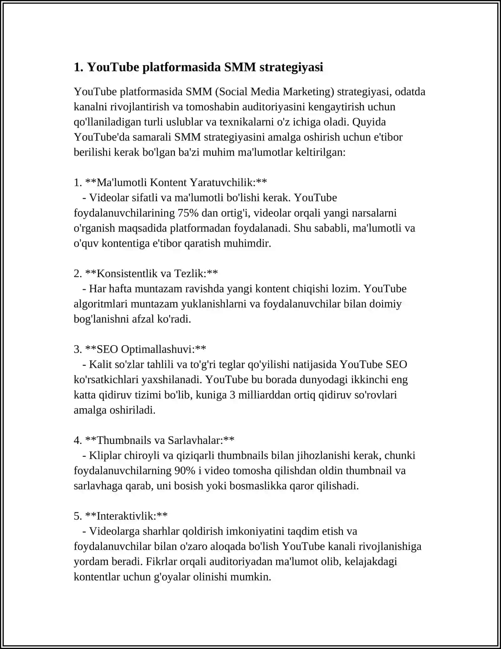 SMM MARKETING BREND YOU TUBE 3