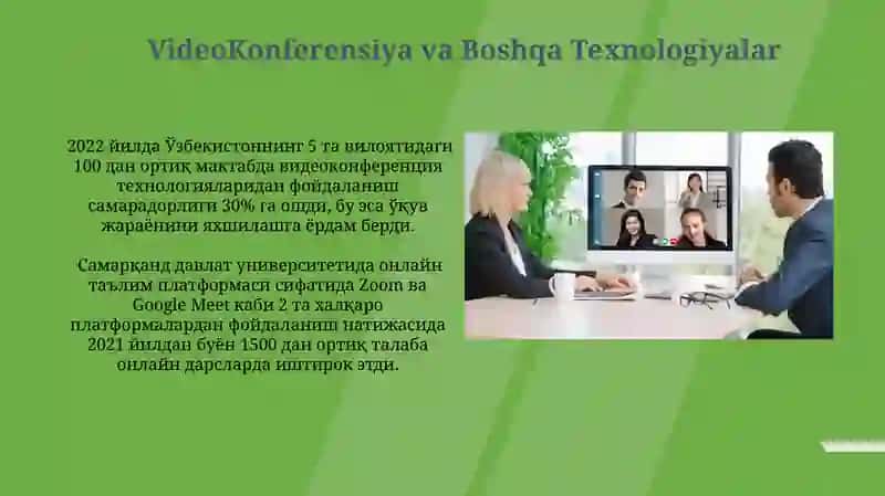 VideoKonferensiya Ta'lim Jarayonida 3