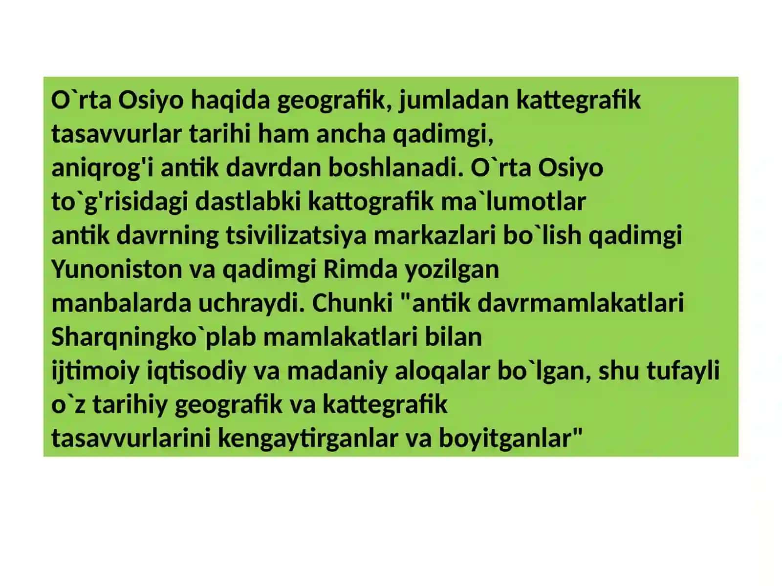 O'rta Osiyoning ibtidoiy jamoa davri tarixiy geografiyasi va kartografiyasiga oid tadqiqotlar 3