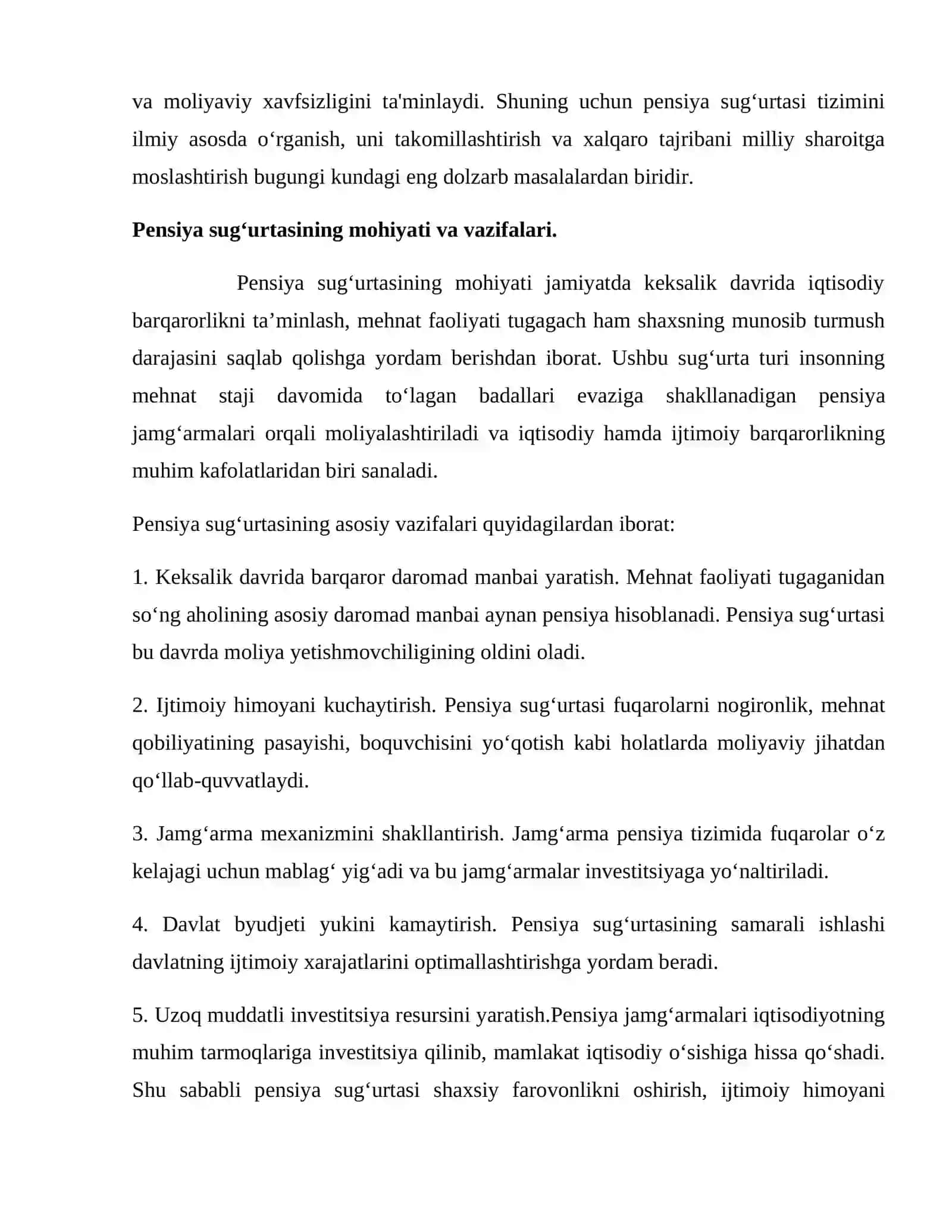 Pensiya sug‘urtasi 3