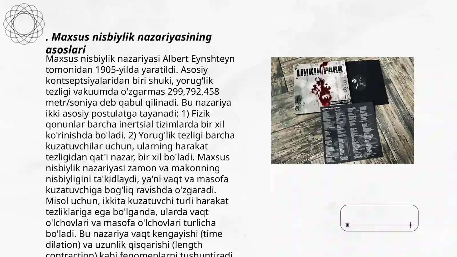 Maxsus nisbiylik nazariyasi 3