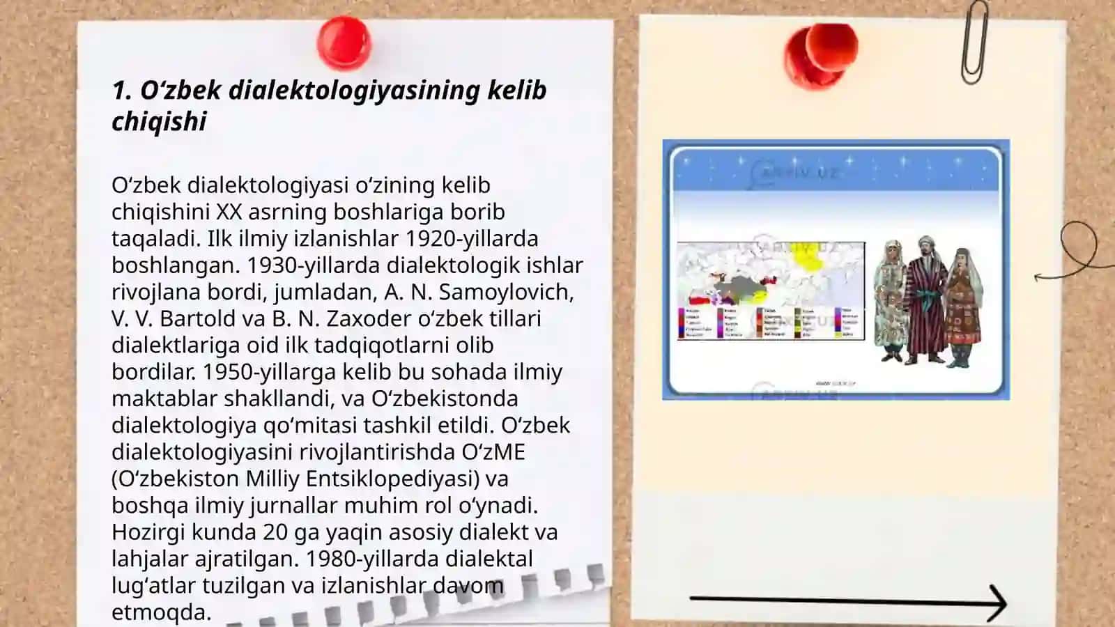 Oʻzbek dialektologiyasining oʻrganilish tarixi 3