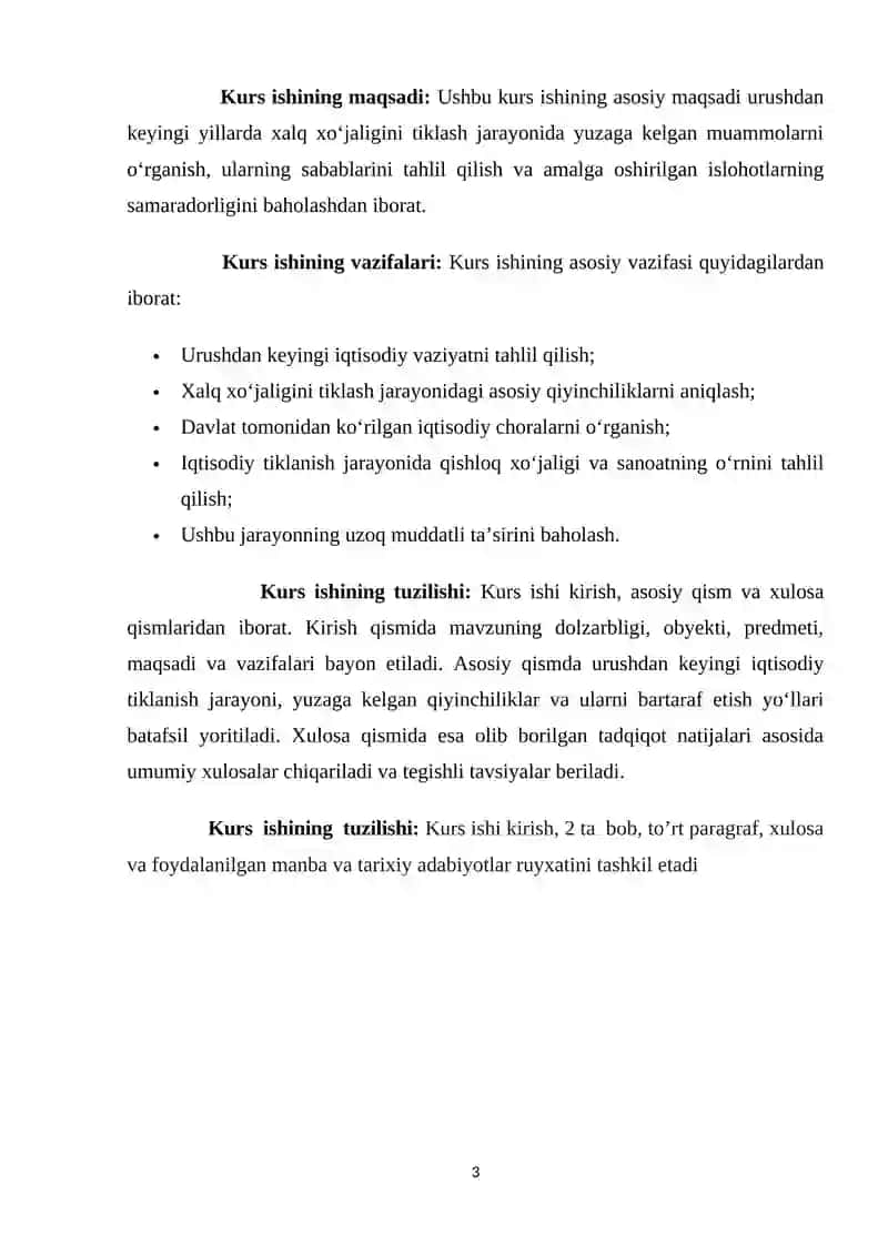 Urushdan keyingi yillarda xalq xo’jaligini tiklashdagi qiyinchiliklar 3