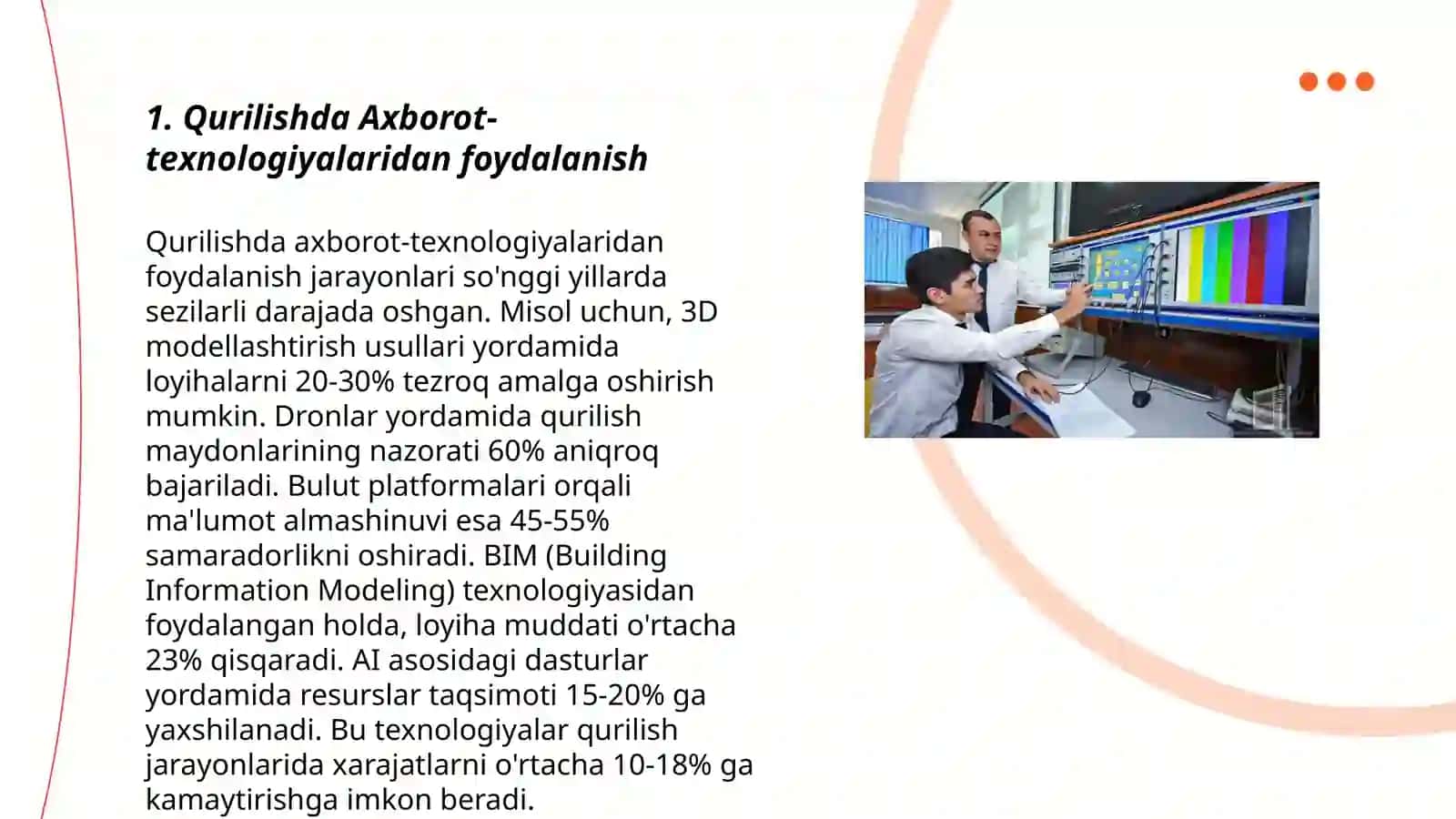 Qurilishda Axborot-texnologiyalaridan foydalanish 3