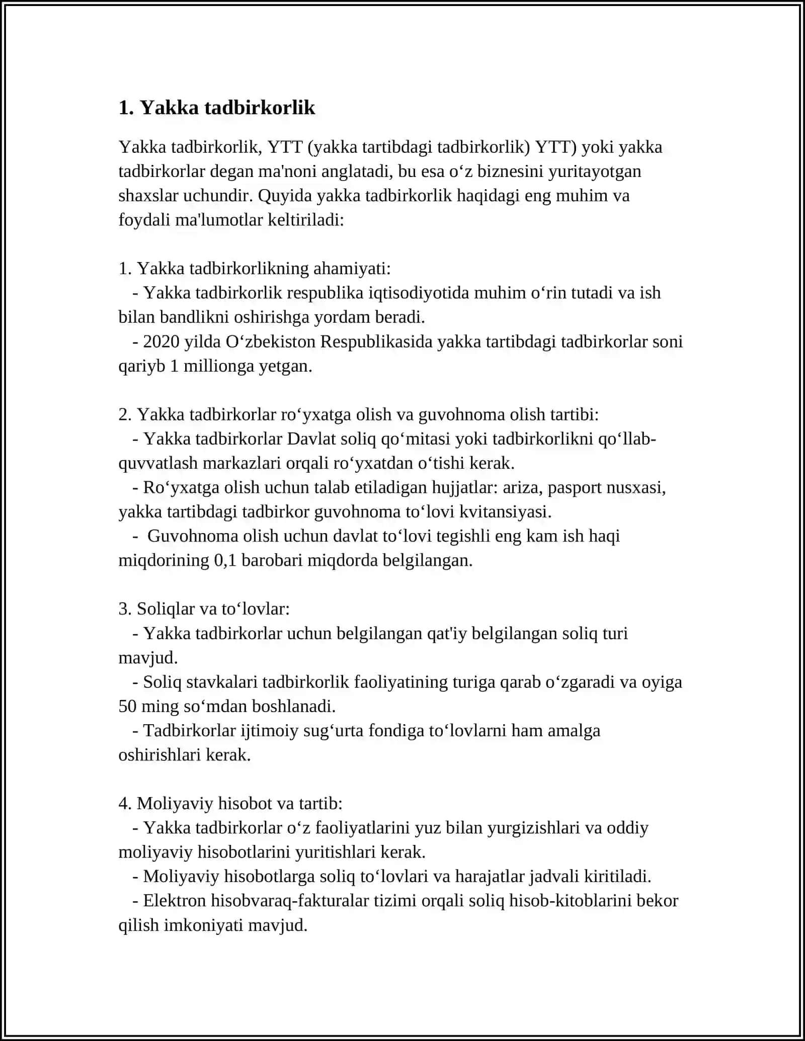 TADBIRKORLIK FIRMALARINING ASOSIY SHAKILLARI 3