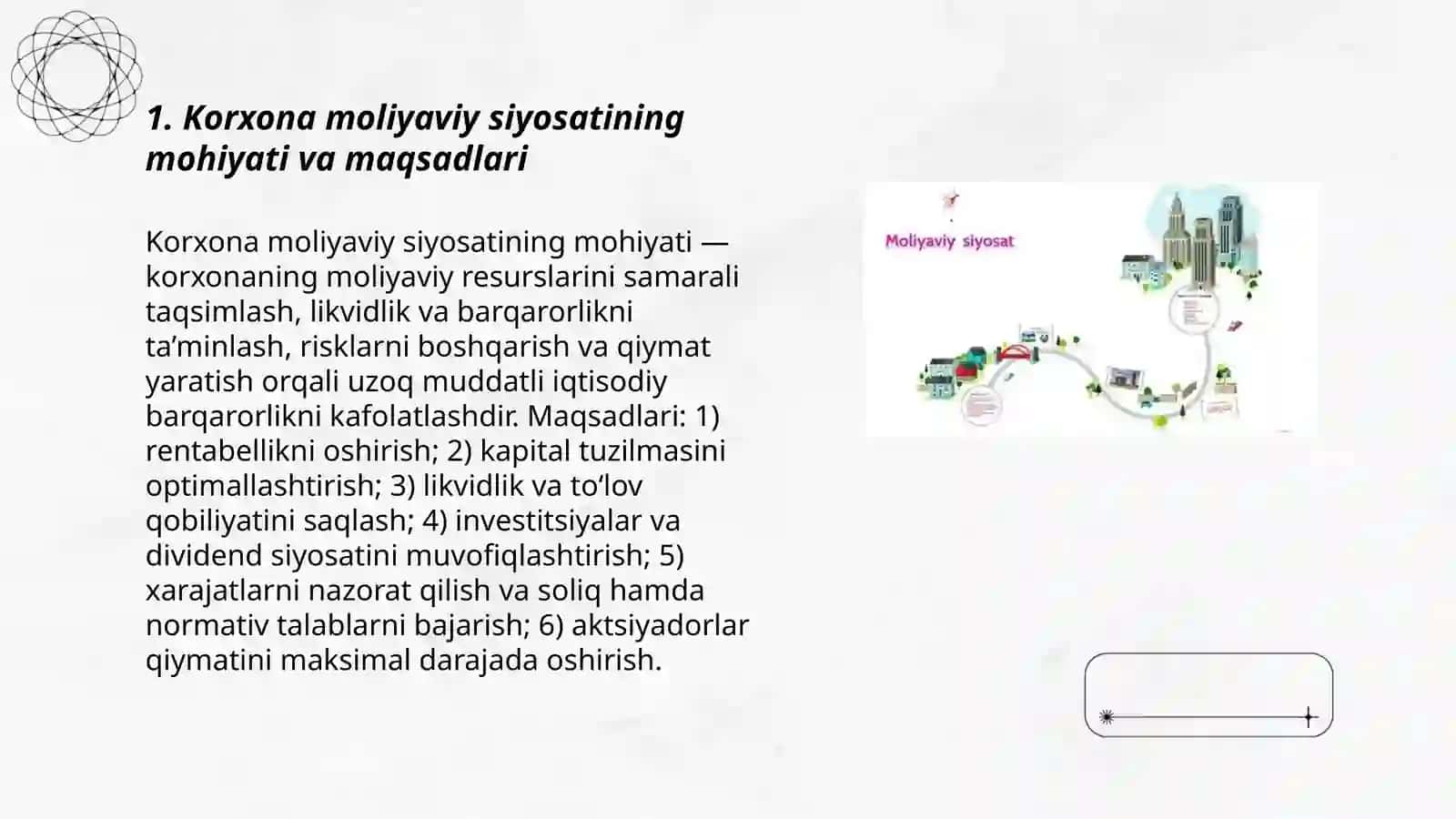 Korxona moliyaviy siyosati 3