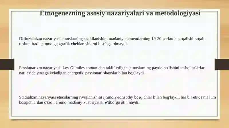 Etnoginiz va etnik tarixning ilmiy nazariy va metodologik asoslari 3
