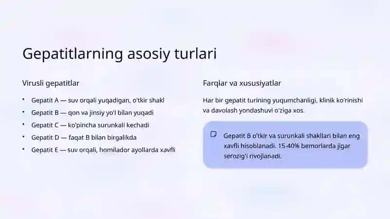 Gepatitlar: Tasnifi, Klinik Belgilari va Laborator Diagnostika 3