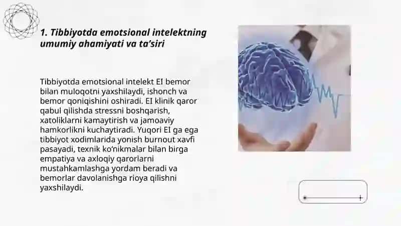 Tibbiyot faoliyatida emotsional intelektning ahamiyati va uni rivojlantirish yoʻllari 3